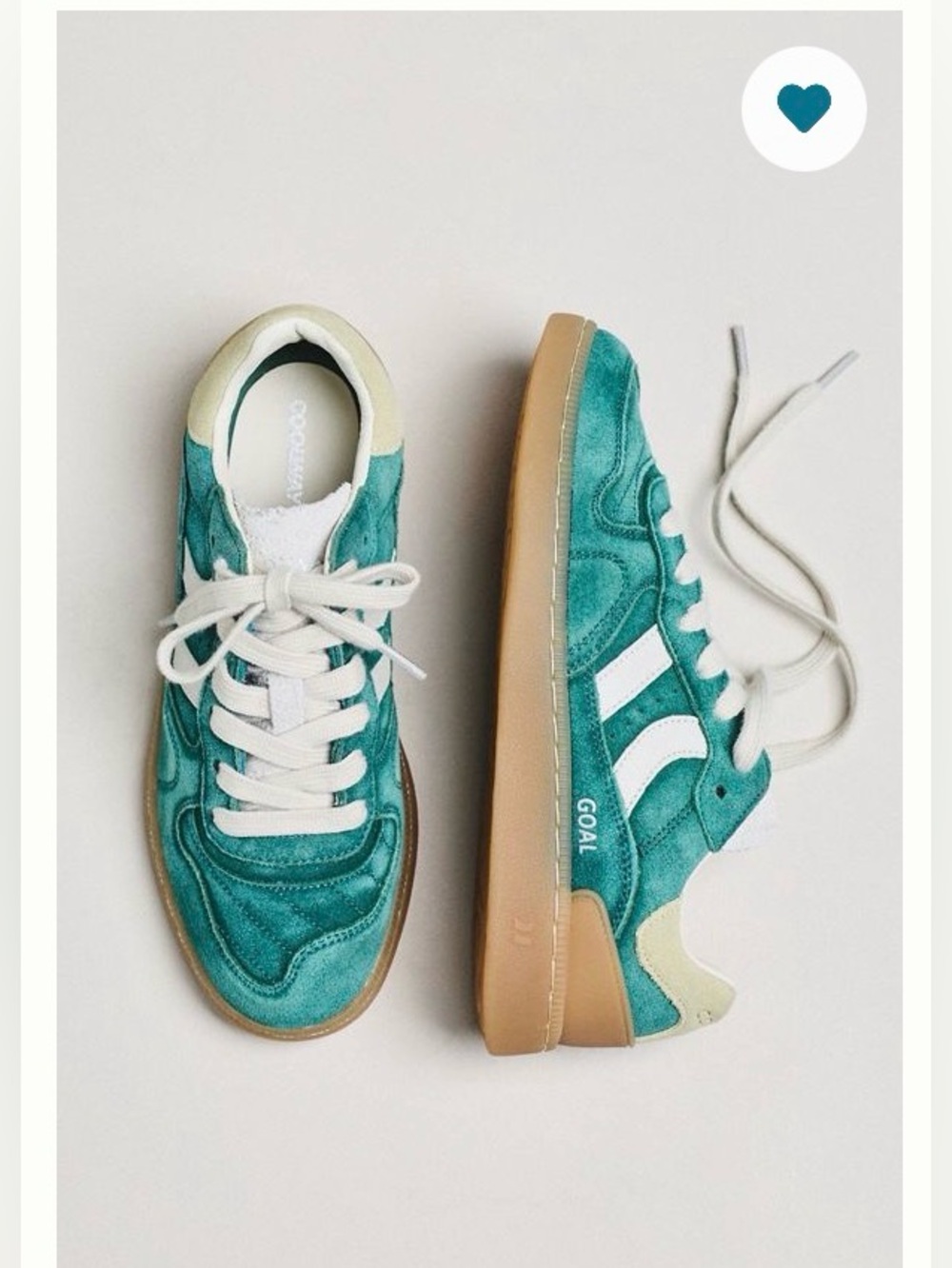 NWT Coolway Goal Bleached Suede Athletic Sneakers